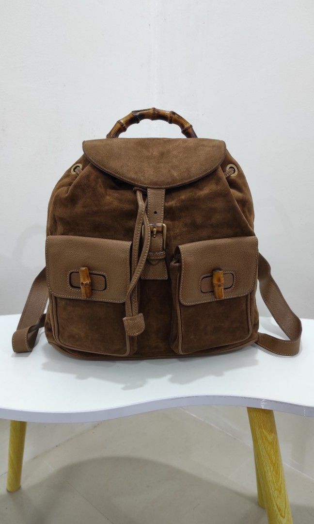 gucci bamboo backpack (Category: Luxury Bags & Wallets) located in Manila. Submitted by luxxxxxxxx.x (Listing ID 1464481380, Image 2). Description: excellent condition guaranteed authentic.