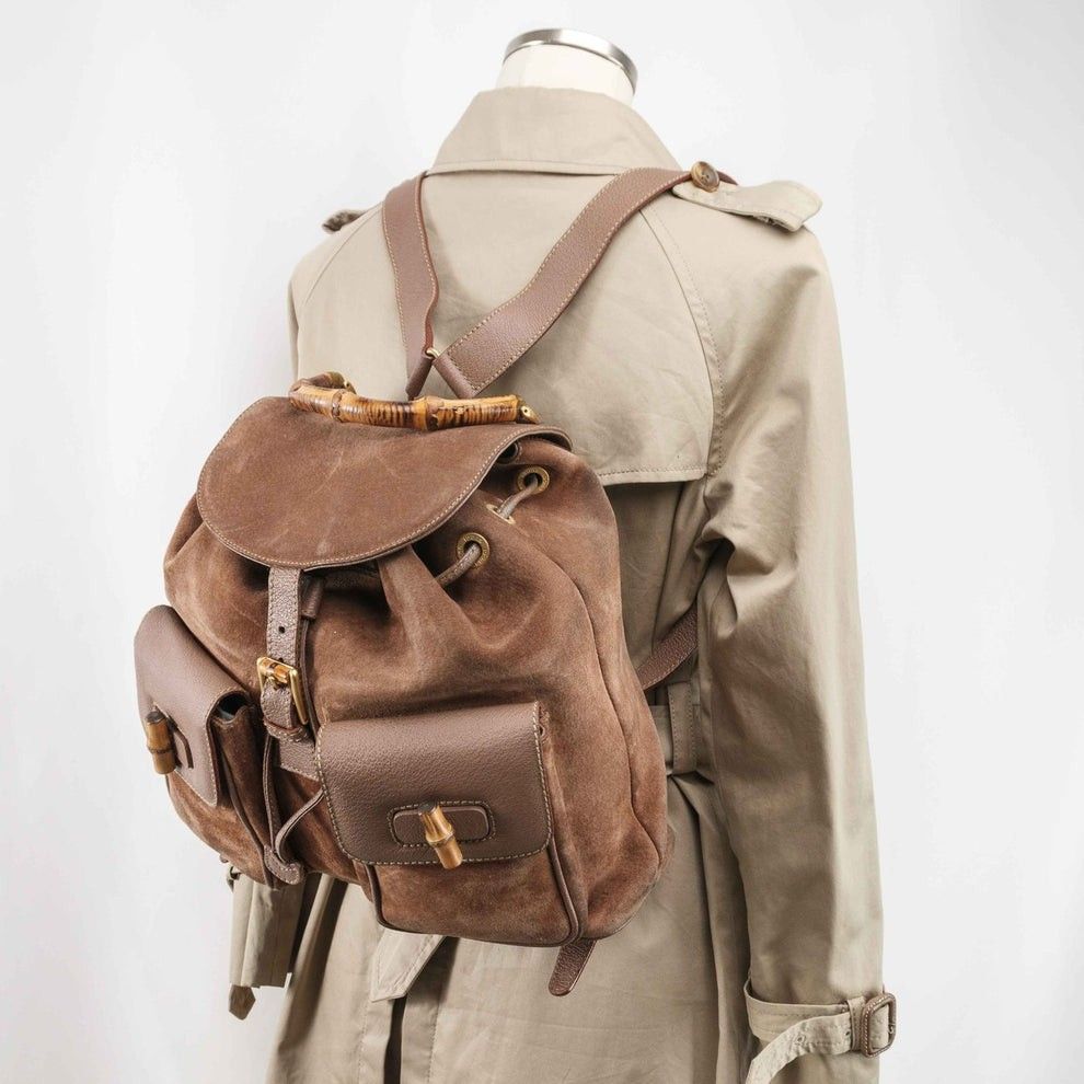 gucci bamboo backpack (Category: Luxury Bags & Wallets) located in Manila. Submitted by luxxxxxxxx.x (Listing ID 1464481380, Image 1). Description: excellent condition guaranteed authentic.