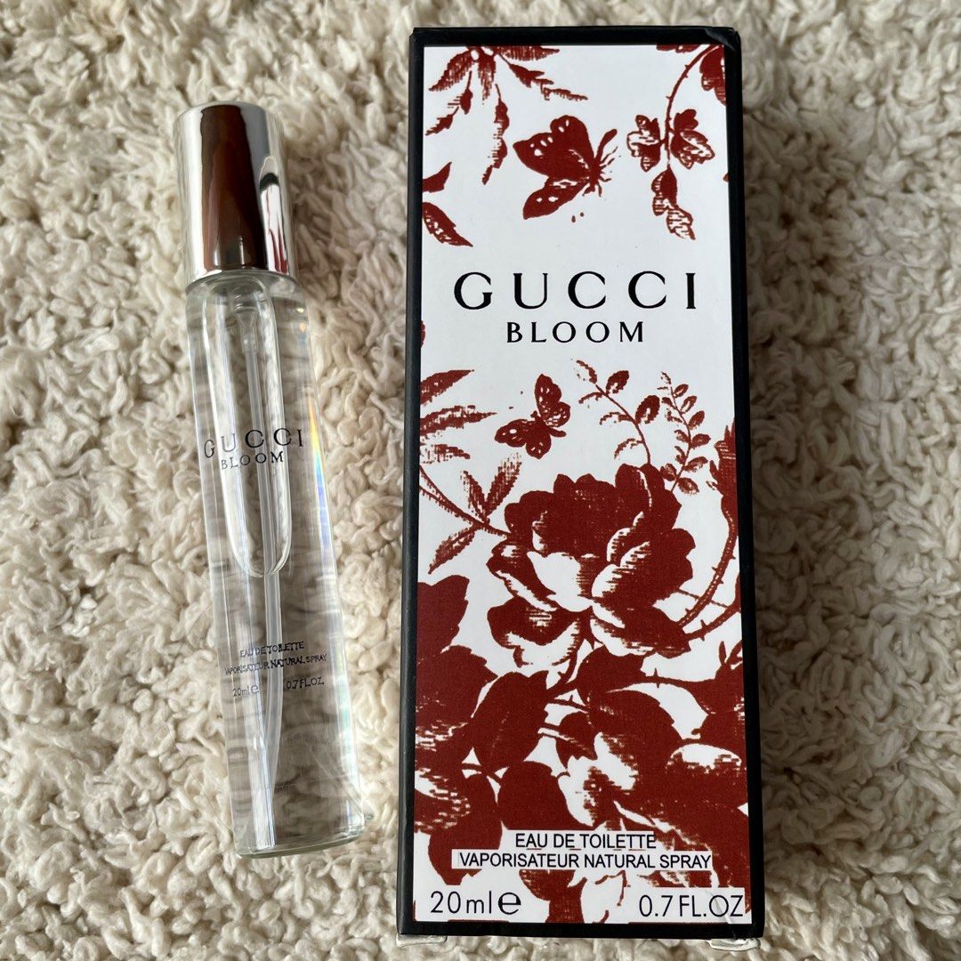 Gucci Bloom EDT 20ml (Category: Fragrance & Deodorants) located in Subic. Submitted by javsprelovedstuffs (Listing ID 1464399154, Image 1). Description: Tester- oil based Can last several hours 20ml.