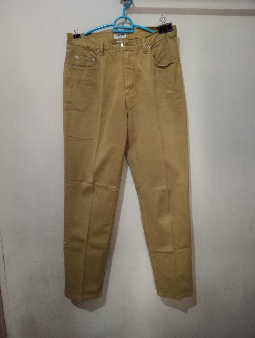 Guess Jeans - Vintage Y2k (Category: Jeans) located in Makati City. Submitted by YSL80022 (Listing ID 1464438538, Image 3). Description: - Guess Jeans Y2K - Straight Leg - Colors: Military Green - size 29- sold Light Wash Denim - size 30- sold Mustard - size 32 - available - Material: 100% Cotton - Perfect addition to your wardrobe! - all postings are personally owned, not ukay RFS: weight gain Price: Php500 each, lot sale Php1200 for all 3 jeans