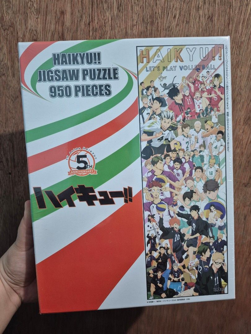 Haikyuu!! Jigsaw Puzzle (Free SF) (Category: Board Games & Puzzles) located in Malasiqui. Submitted by yoonisthings (Listing ID 1464500294, Image 1). Description: Haikyuu!! Jigsaw Puzzle **​Buy 2 or more to get more discounts ~ 950pieces ~ Brandnew and sealed ~ Shipping fee included via J&T.