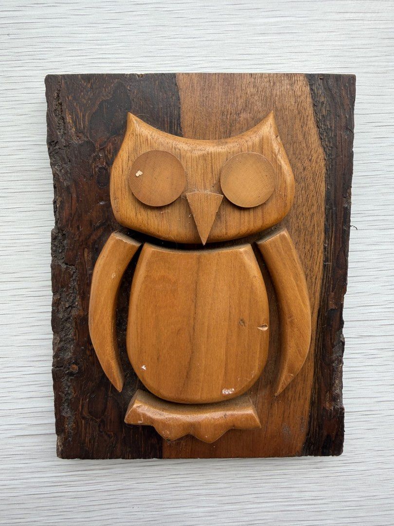 handcrafted wooden owl wall decor (Category: Wall Decor) located in Quezon City. Submitted by shopgood_mnl (Listing ID 1464448881, Image 3). Description: .