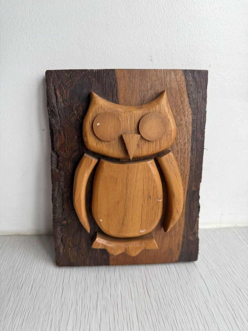 handcrafted wooden owl wall decor (Category: Wall Decor) located in Quezon City. Submitted by shopgood_mnl (Listing ID 1464448881, Image 2). Description: .
