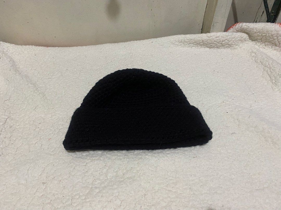 Handmade Black Crochet Beanie Hat (Category: Hats & Beanies) located in Manila. Submitted by resi.diaz (Listing ID 1464489622, Image 1). Description: - Hand-crocheted black beanie - Made from soft, warm yarn - Classic and simple design - Fits most adult head sizes - Ideal for casual wear or as a thoughtful gift.