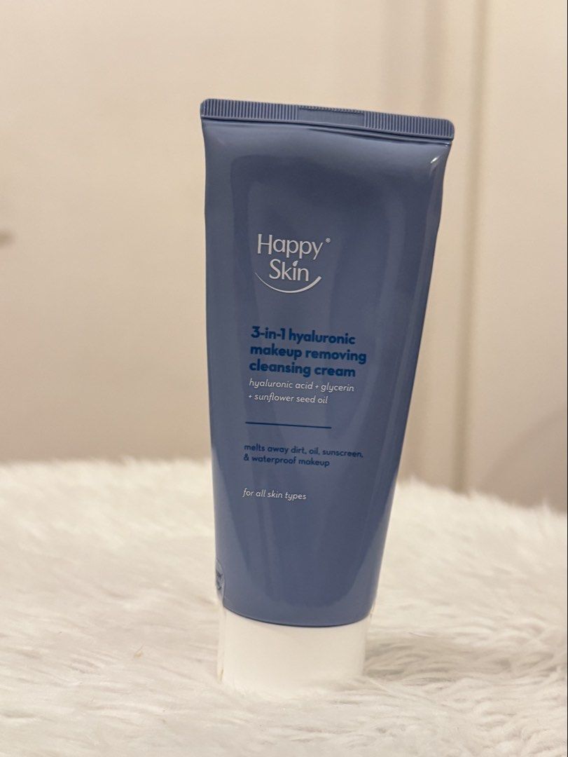 Happy skin makeup removing cleansing cream (Category: Face Care) located in Quezon City. Submitted by quirksandcurls (Listing ID 1464540329, Image 1). Description: .