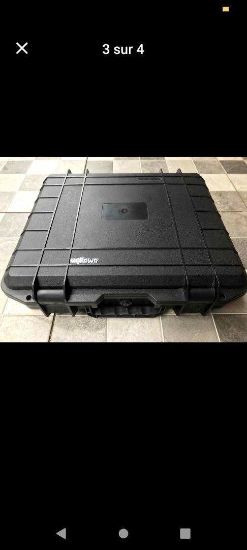 Hard Case for DJI Avata 2 (Waterproof, IP67) (Category: Drones) located in Caloocan City. Submitted by cosmictiger_05d9b3 (Listing ID 1464487461, Image 3). Description: Not selling the drone, just the hard case . Rugged waterproof hard case designed for the DJI Avata 2 combo. Custom-cut foam interior fits the drone, Goggles, FPV Remote Controller, and Motion Controller securely in place..