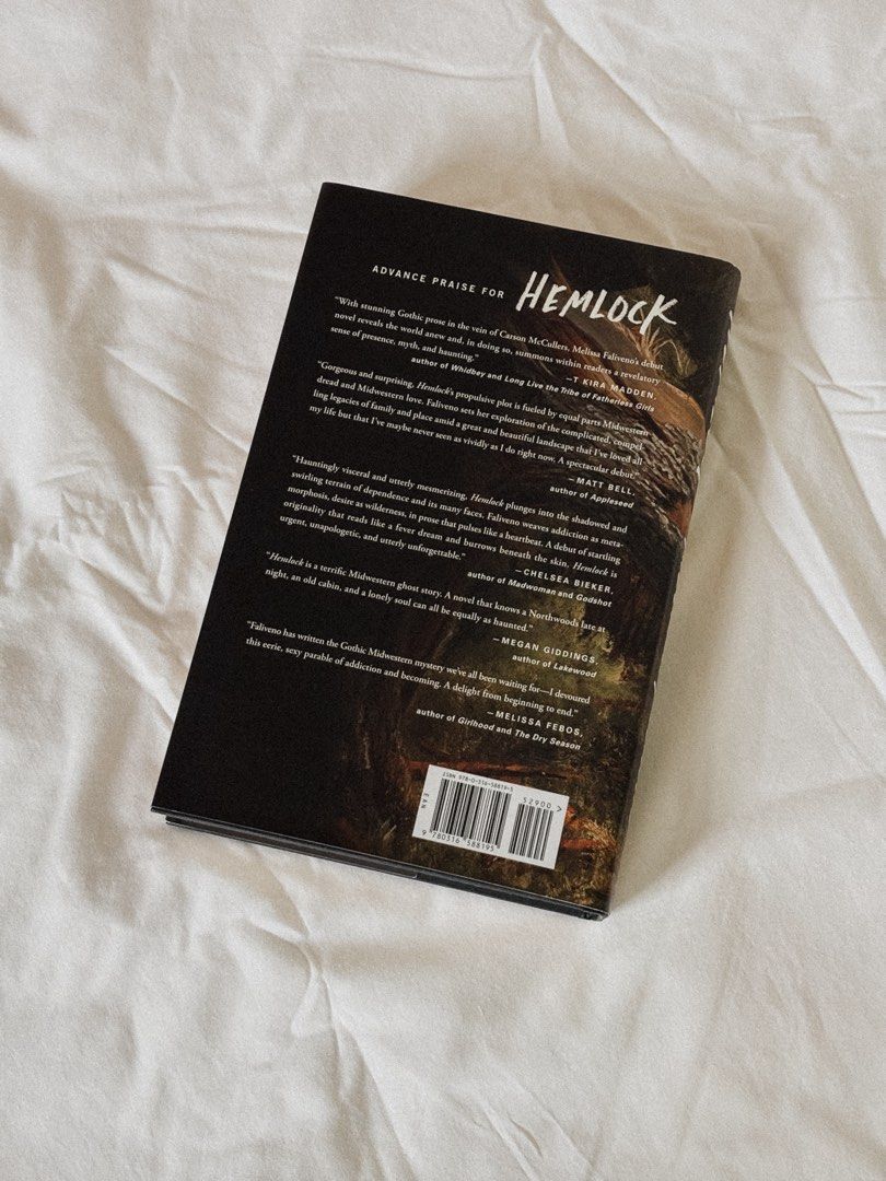 Hemlock by Melissa Faliveno (Category: Storybooks) located in Las Pinas. Submitted by vaultrevamp (Listing ID 1464492516, Image 2). Description: - hardback, US edition - read only once, in excellent condition - reservation for only 48 hours, payment first before ship out -MOP: Gcash, Maya, MariBank *more photos available if interested to buy*.