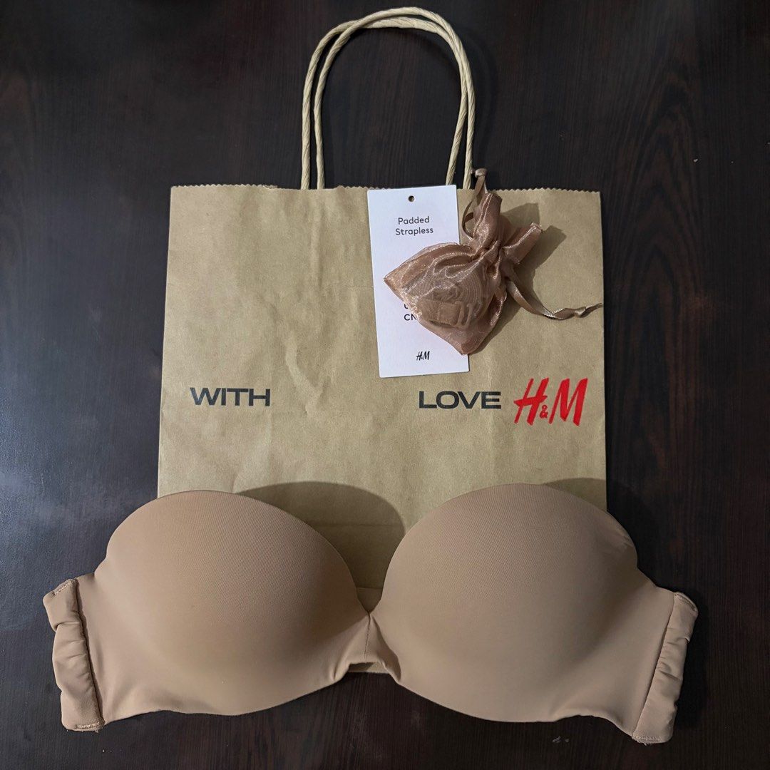 H&M Bra (Category: Undergarments & Loungewear) located in Manila. Submitted by kloseta_manila (Listing ID 1464534428, Image 1). Description: H&M MICROFIBER SUPER PUSH-UP BALCONETTE BRA Bought this for: Price: PHP 1,490 With complete inclusion of straps and paperbag Rfs: wrong size Washed but not used.