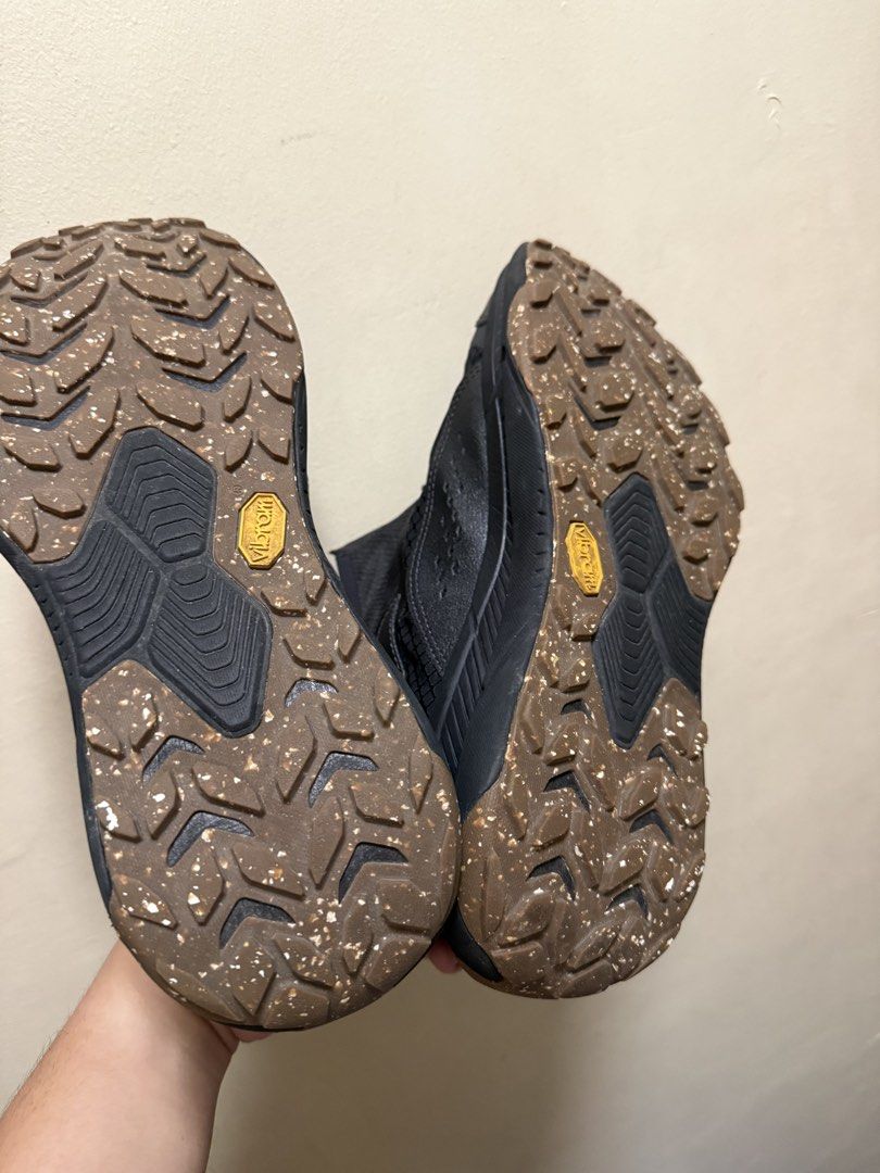 Hoka Project Transport Vibram Sole (Category: Sneakers) located in Rizal. Submitted by rarestorm.99d68b (Listing ID 1464497417, Image 3). Description: - Black Hoka Project Transport shoes - Size: 11 US Men - Closure: Zip-up with quick-lace system - Sole: Vibram for excellent grip - Includes: Original box.