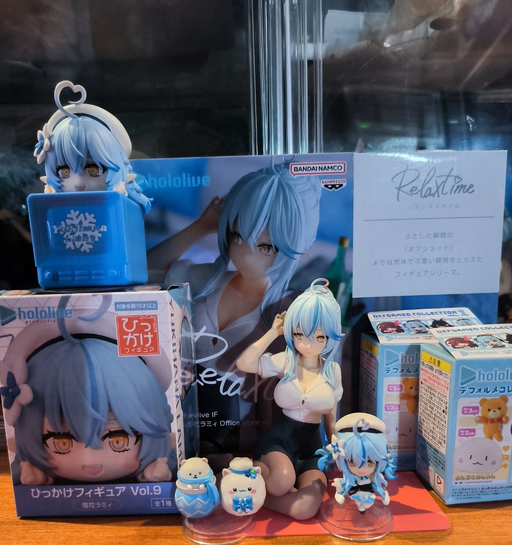 Hololive Yukihana Lamy Figures Set (BIB) (Category: Figurines & Statues) located in Lucena. Submitted by raishou (Listing ID 1464377089, Image 1). Description: Lamy Figure Set (BIB) - Relax Time (Folded Box/No BB) - Hikkake - Deformed Collection Vol 1 ------ MOP: Gcash/Maribank MOD: LBC/J&T (SF shouldered by the buyer).