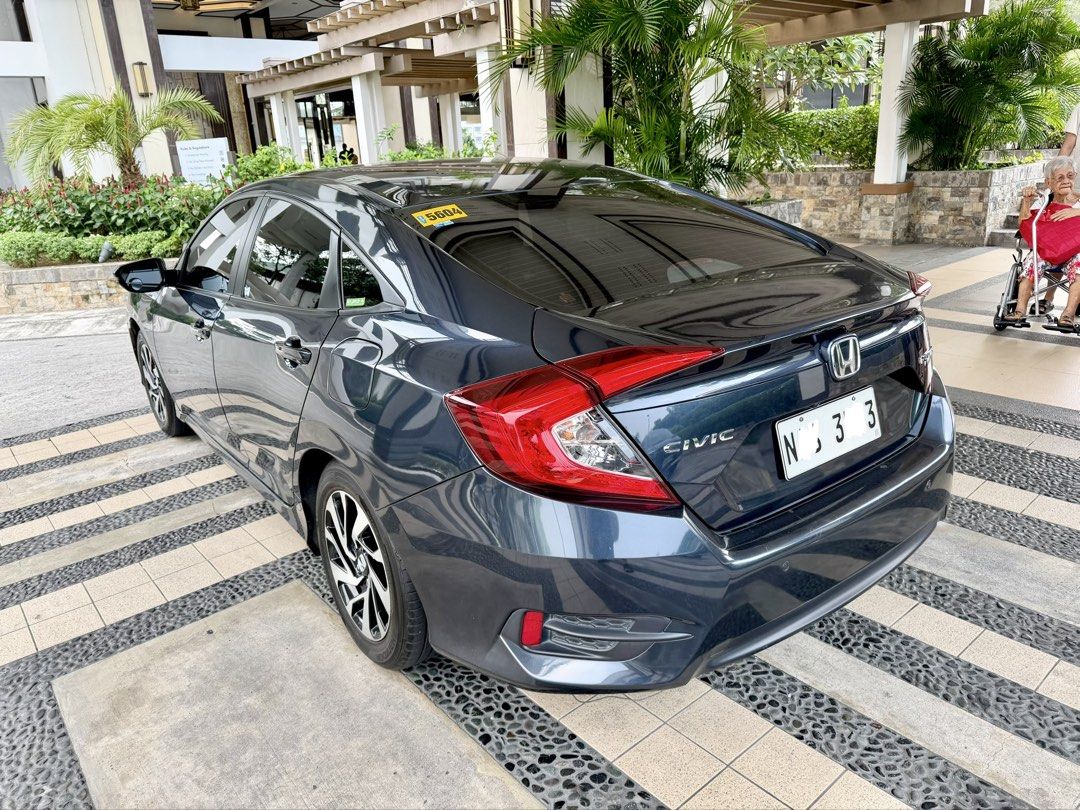 Honda Civic 1.8 (A) (Category: Used Cars) located in Pasig City. Submitted by eelanatioco (Listing ID 1464365557, Image 3). Description: Honda Civic 2017, Casa maintained complete records, new battery-Aug 2026. Low mileage, coding car. Car owner here, No to low ballers pls..