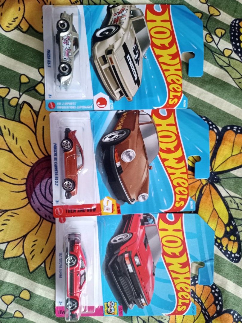 Hotwheels 190 Eachh 480 Set (Category: Vehicle & Diecast Models) located in Rizal. Submitted by 2flyygallery (Listing ID 1464568983, Image 2). Description: Supra bent hook Mazda 1 bent on the back Porsche no issue Rodriguez Rizal loc jnt lalamove meetup.