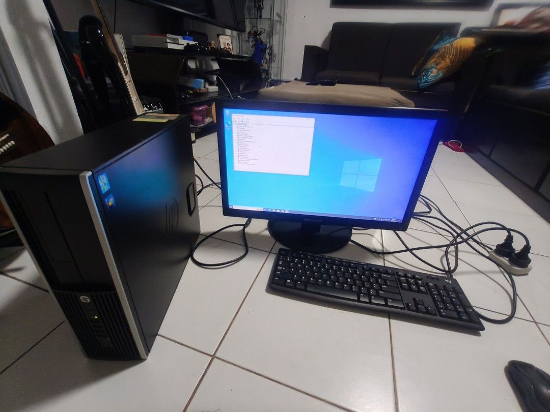 HP Desktop Set with Customized Computer table (Category: Desktops) located in Manila. Submitted by olxph_718953331 (Listing ID 1464359497, Image 1). Description: - HP Desktop Computer Set - Includes Monitor, Keyboard, and Mouse - Pre-installed with Windows 10 - Ideal for Home or Office Use - Ready to Go - Bundle Sale - Feel free to ask questions!.