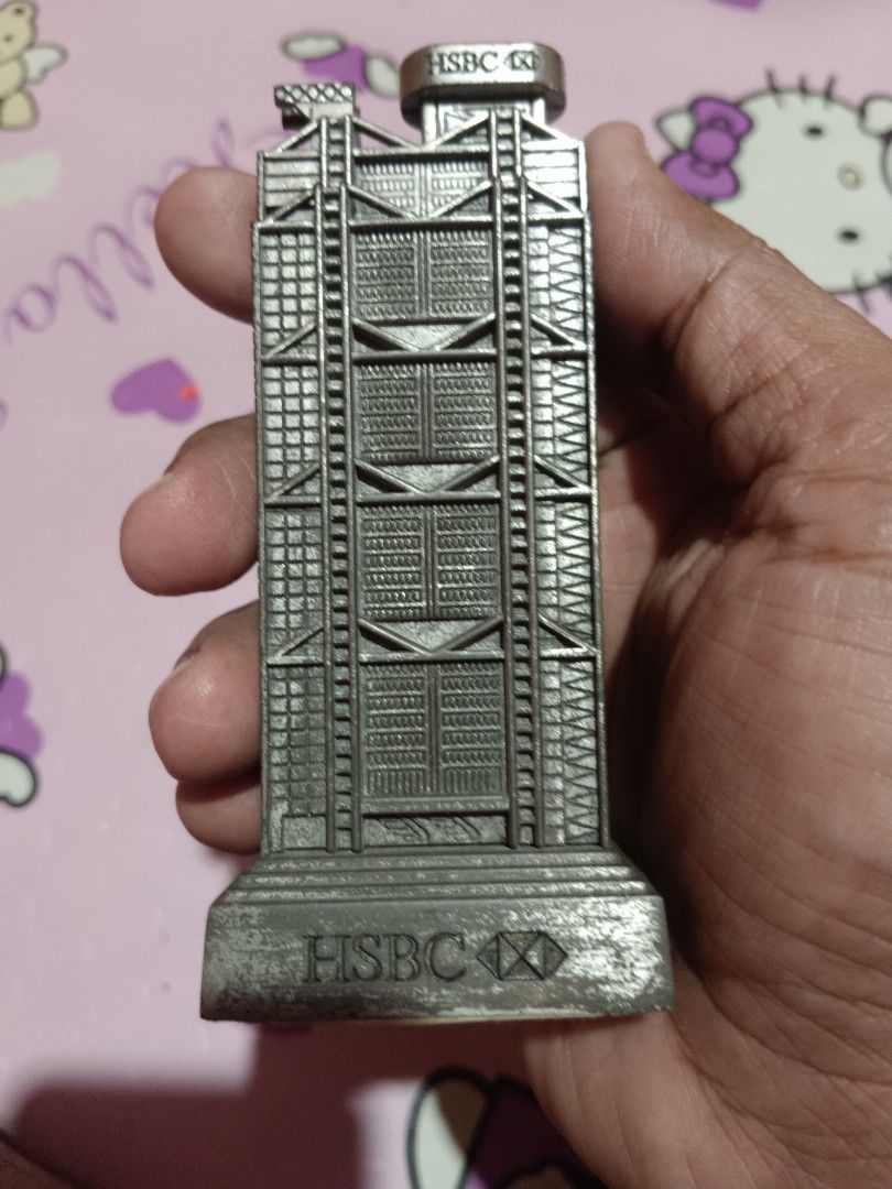 HSBC central main office building (Category: Vehicle & Diecast Models) located in Pasig City. Submitted by rednaxela_rich (Listing ID 1464364724, Image 3). Description: HSBC central main office building pewter model (diecast).