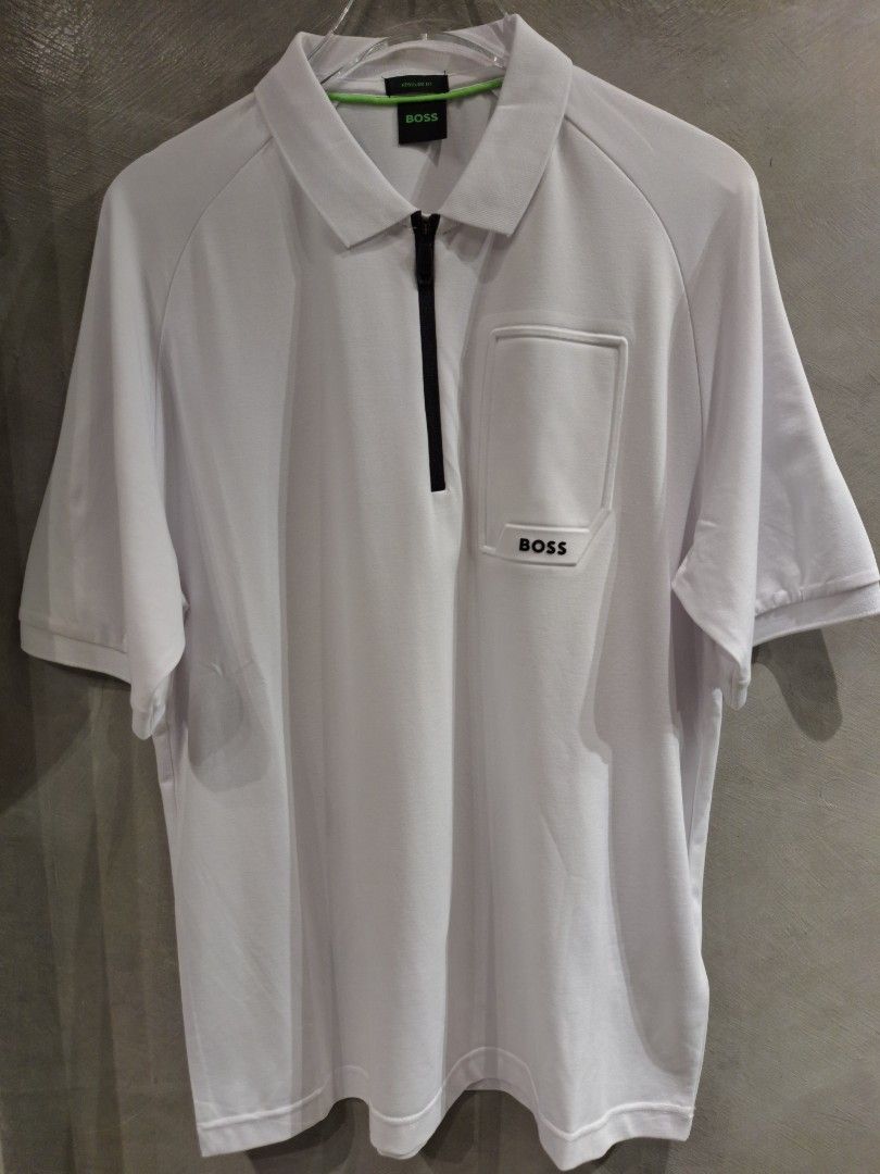 Hugo Boss drifit urban tech poloshirt (Category: Tshirts & Polo Shirts ) located in Santa Rosa. Submitted by pat0317 (Listing ID 1464355987, Image 1). Description: Hugo Boss urban tech golf poloshirt Brandnew no issue Medium - 20x27 XL - 22 x 28 Xxl - 23 x 29 Cod cop Lbc lalamove j&t.
