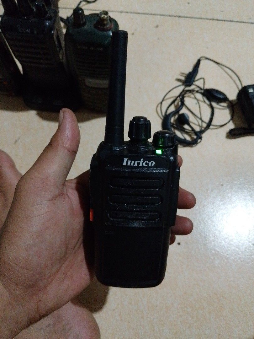 Icom/versa/iNRICO- radio (Category: Walkie-Talkie) located in Quezon City. Submitted by mhond-ray192512 (Listing ID 1464449098, Image 2). Description: 3pcs. ICOM-IC-F4003/IC-V85/IC V8 2PCS. VERSA hero dual band two way radio 1. Inrico T526 4G LTE POC PM. sa interested 👌👌 Commonwealth qc..