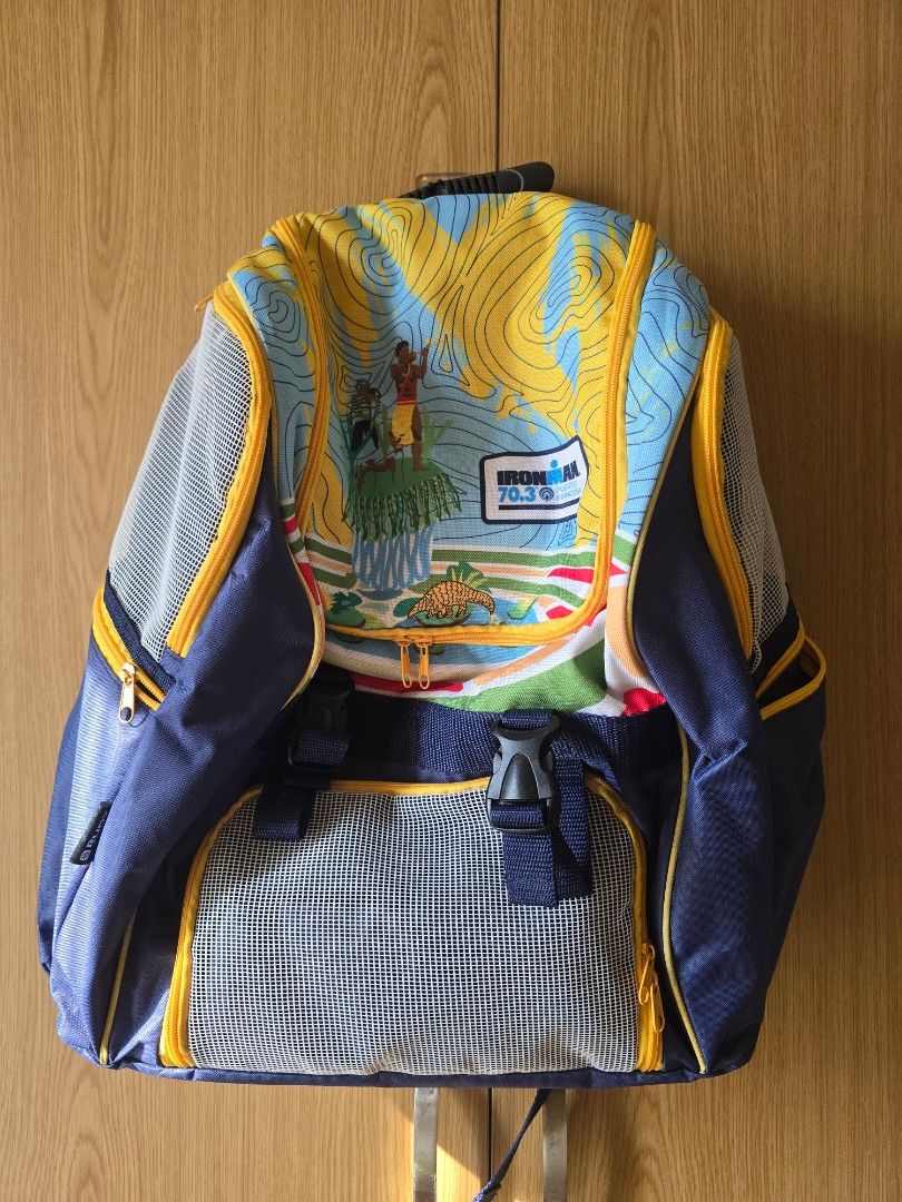 IM70.3 Puerto Princesa Backpack (Category: Backpacks) located in Taguig. Submitted by dhescabero (Listing ID 1464401943, Image 1). Description: IM70.3 Puerto Princesa Backpack with shoe compartment at the bottom, front side pockets, laptop sleeve inside php900 Strictly no reservations. item is only considered sold once fully paid location Acacia Estates Taguig. shipping via lalamove or J&T. SF shouldered by buyer..