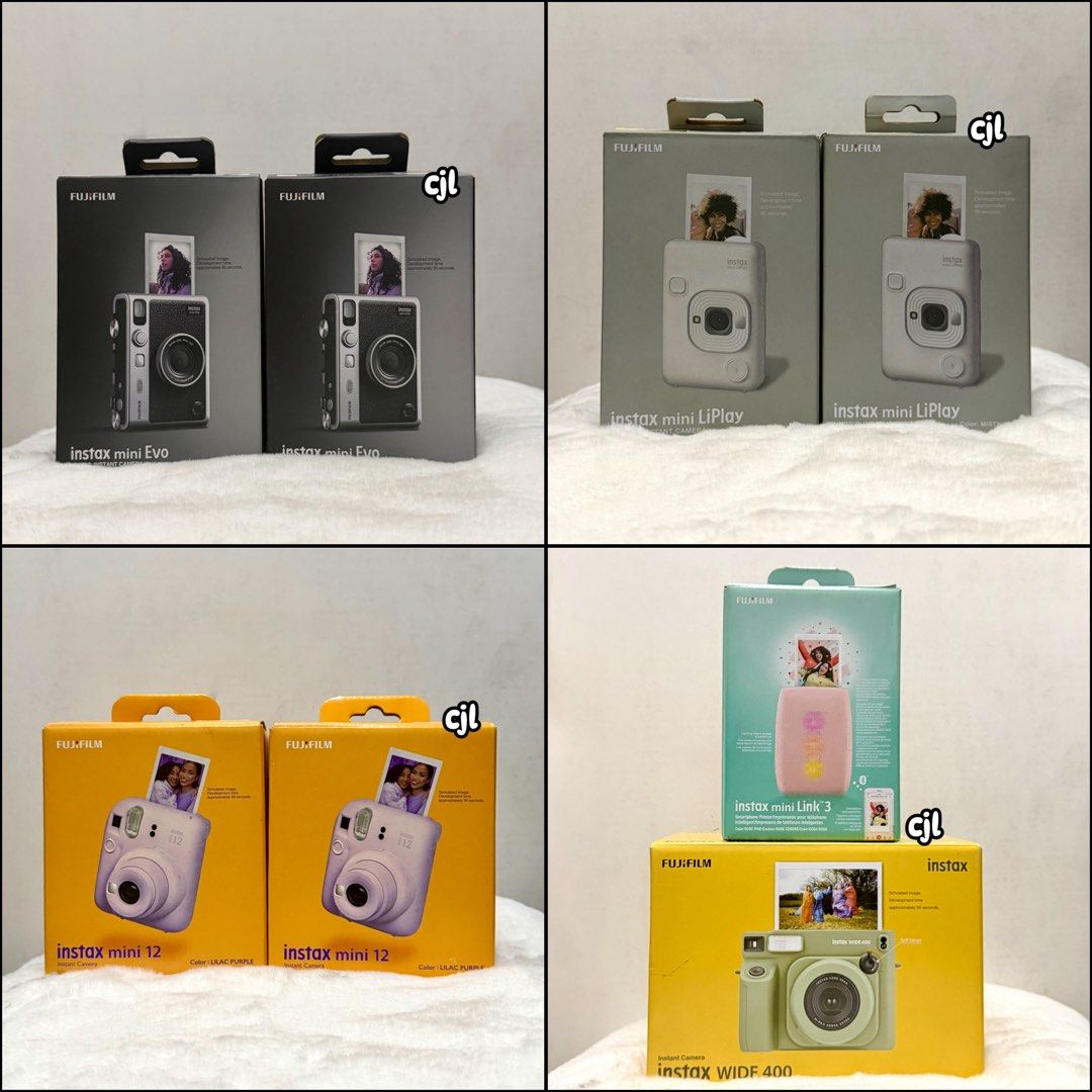 INSTAX MINI EVO, MINI 12 , MINI LIPLAY, MINI LINK 3, WIDE 400 (Category: Cameras) located in Bacoor. Submitted by masijakeopi_ (Listing ID 1464555717, Image 1). Description: ptpa‼️SUPER CLEARANCE SALE ALL BNEW‼️ 💕MINI EVO - ₱9500 💕MINI LIPLAY - ₱7800 💕WIDE 400 - ₱7950 💕MINI 12 ₱3950 💕MINI LINK 3 - ₱6000 ‼️Please send pm if SURE BUYER only‼️ ✨RFS: Quit Selling na po, Di na po kaya magfocus mag sell Fulltime mommy na po ✨ALL UNITS ARE BNEW w/ 