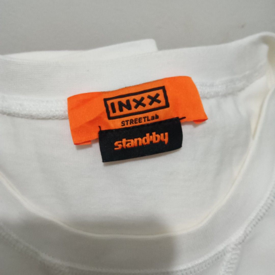 INXX Graphic Print Shirt (Category: Tshirts & Polo Shirts ) located in Caloocan City. Submitted by jaychingsss (Listing ID 1464404054, Image 3). Description: INXX Graphic Print Shirt - 100 21x27 Heavy Cotton No issue Complete Tags NEED WASH.