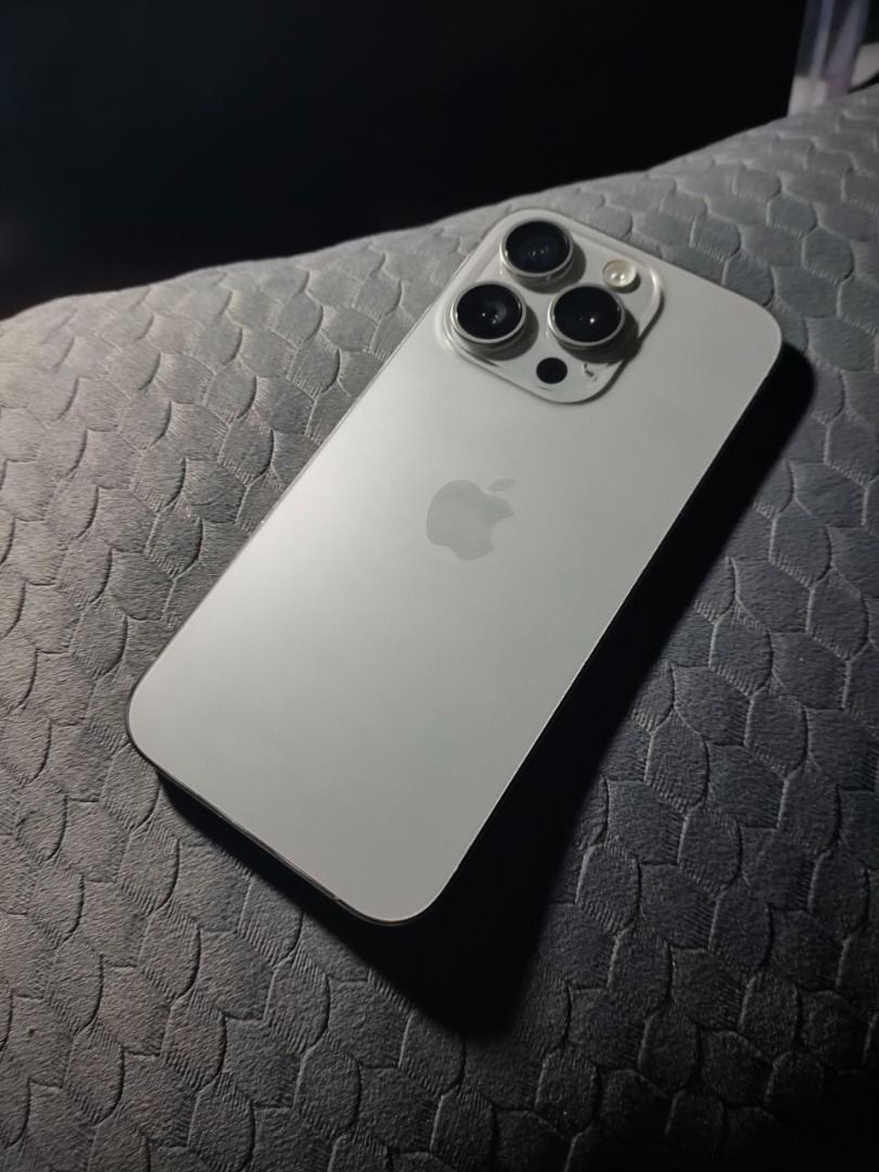 iPhone 15 Pro 128GB Complete! (Category: iPhone 15 Series) located in Tuy. Submitted by marzdecluttersz (Listing ID 1464444314, Image 1). Description: For sale my personal used iPhone 15 Pro (NOT MAX) No icloud issue, latest ios installed. Can reset and update With charger case and box Location that i can do for meet up is around Tuy, Batangas. Outside tuy, i can ship but payment before shipment Mode of payment is bank transfer, can send my id fo