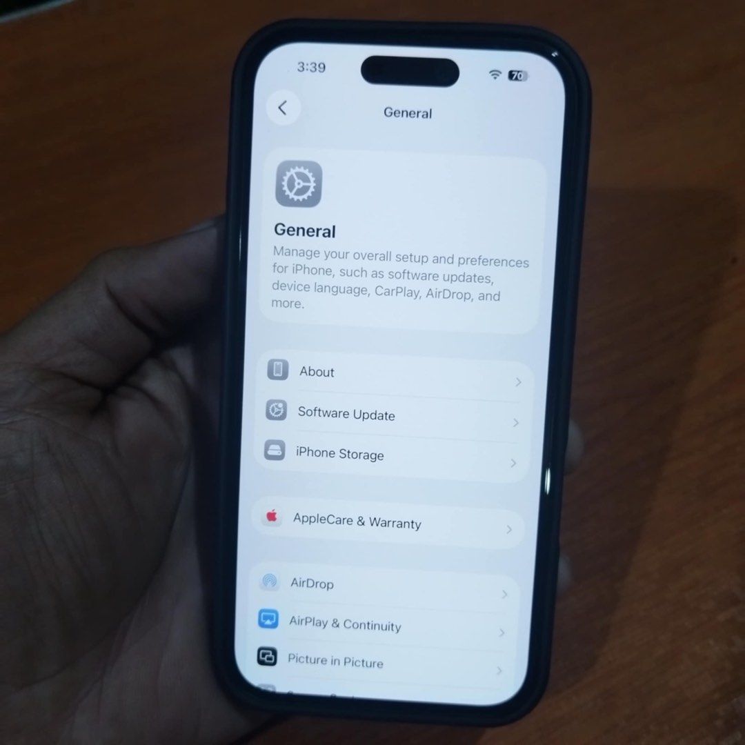 Iphone 16 no issue (Category: iPhone 16 Series) located in Manila. Submitted by uxj6f (Listing ID 1464507852, Image 3). Description: Open line No issue 100%battery Makinis Check to sawa on meet up .