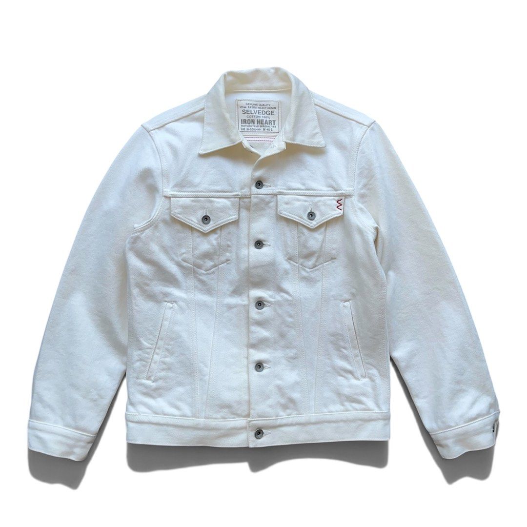 Iron Heart 21oz Selvedge Denim Modified Type III Jacket (Category: Coats, Jackets and Outerwear) located in Binan City. Submitted by ronsanchez (Listing ID 1464472183, Image 1). Description: Iron Heart 21oz Selvedge Denim Modified Type III Jacket. Very minimal to no visible sign of wear. Excellent Condition. This Jacket is a premium, heavy-duty interpretation of the traditional 1962 trucker design, crafted by the respected Japanese heritage brand