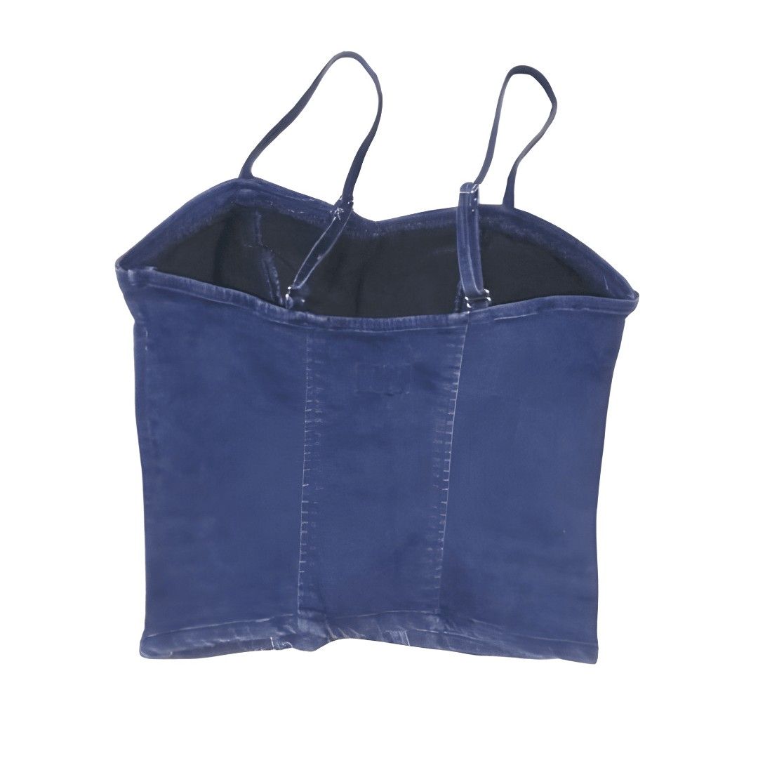 JagJean Blue Denim Corset Top (Category: Others Tops) located in Caloocan City. Submitted by xx_leninvlad (Listing ID 1464439468, Image 2). Description: Size: S Payment via GCash (payment-first basis) Delivery options: J&T or Lalamove You're also welcome to book your own courier if you prefer a different delivery app..
