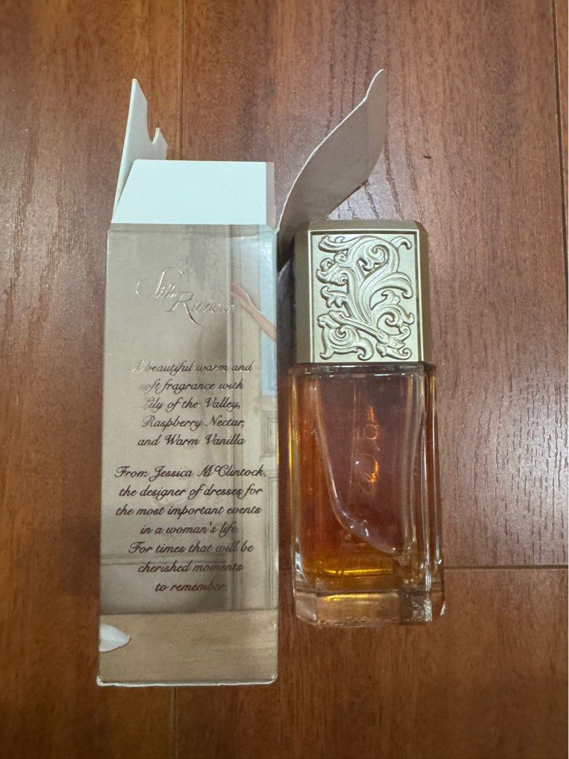 Jessica McClintock Silk Ribbons Eau de Parfum (Category: Fragrance & Deodorants) located in Makati City. Submitted by brandeditems4sale (Listing ID 1464451111, Image 2). Description: - Jessica McClintock Silk Ribbons Eau de Parfum - Fragrance Notes: Raspberry Nectar, Lily of the Valley, Warm Vanilla - Includes original box; opened.