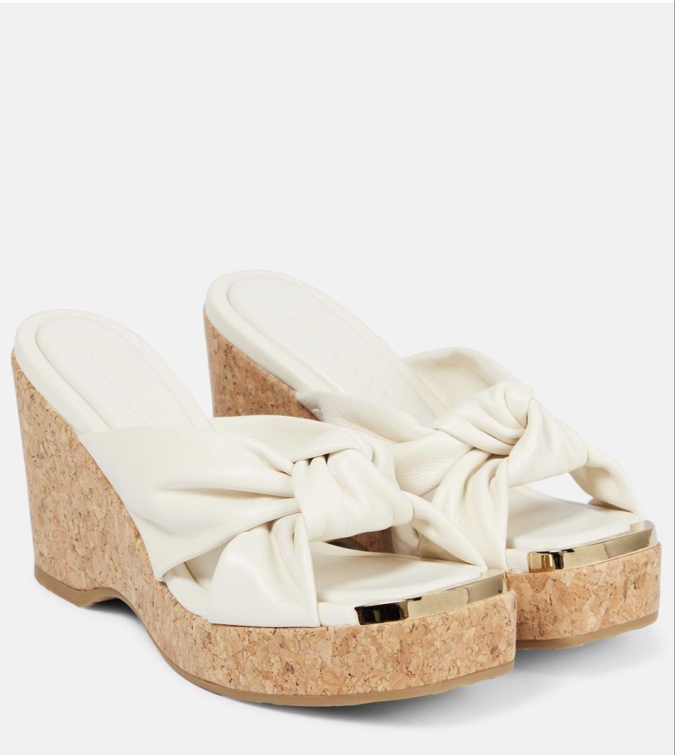 JIMMY CHOO Avenue Wedge (Category: Sneakers & Footwear) located in Quezon City. Submitted by wasmynnowurs (Listing ID 1464482018, Image 1). Description: Arriving in November. There is some discoloration on the metal of the left pair, but it’s barely noticeable and depending on the angle, hardly visible. The price reflects this. I won’t respond to silly offers. Thanks! More details: https://www.mytheresa.com/me/en/women/jimmy-choo-avenue-leather-w