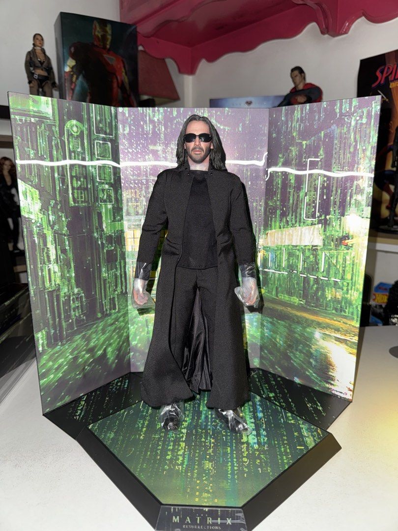 John Wick Hot toys (Neo Matrix) (Category: Figurines & Statues) located in Manila. Submitted by veritastrade (Listing ID 1464568963, Image 3). Description: SUPER SALE!! 𝐓𝐇𝐄 𝐌𝐀𝐓𝐑𝐈𝐗 𝐑𝐄𝐒𝐔𝐑𝐑𝐄𝐂𝐓𝐈𝐎𝐍𝐒 — 𝐍𝐄𝐎 | 𝐌𝐌𝐒𝟔𝟓𝟕 Brand New — opened only for inspection. Figure, accessories, and presentation remain in pristine condition..