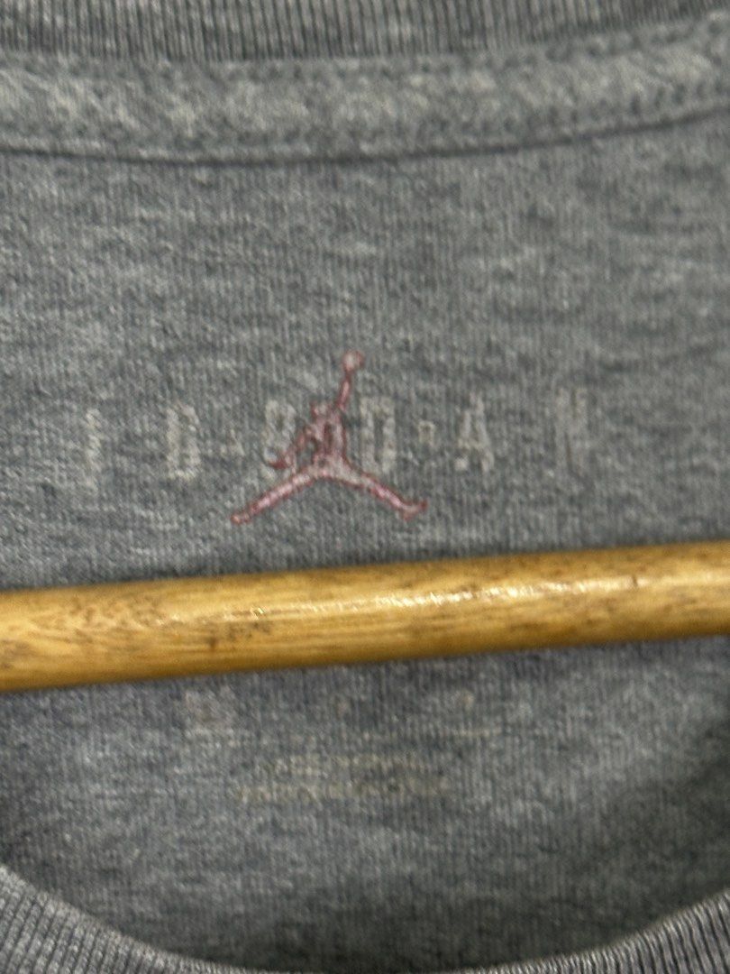 Jordan (Category: Tshirts & Polo Shirts ) located in Daet. Submitted by kevsquintela (Listing ID 1464399846, Image 3). Description: Jordan Gray 🤍❤️🤍 Size - L Dimes - L28xW20 Excellent - New M.