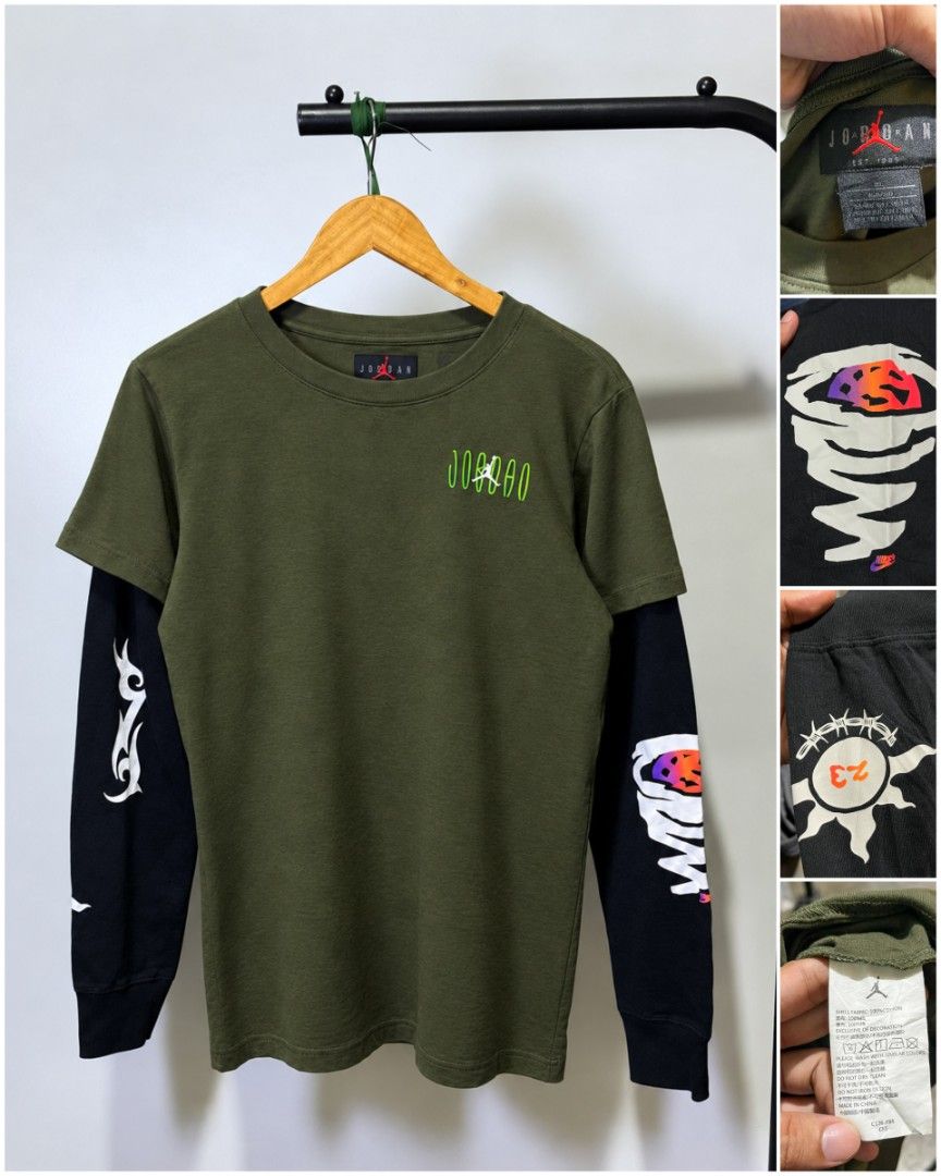 JORDAN FLIGHT MVP STATEMENT LONG SLEEVE SHIRT (Category: Tshirts & Polo Shirts ) located in Davao. Submitted by nmd.archives (Listing ID 1464480898, Image 1). Description: XL (Youth) 19 x 27 (fits small) Color and condition: 10/10 No issue.