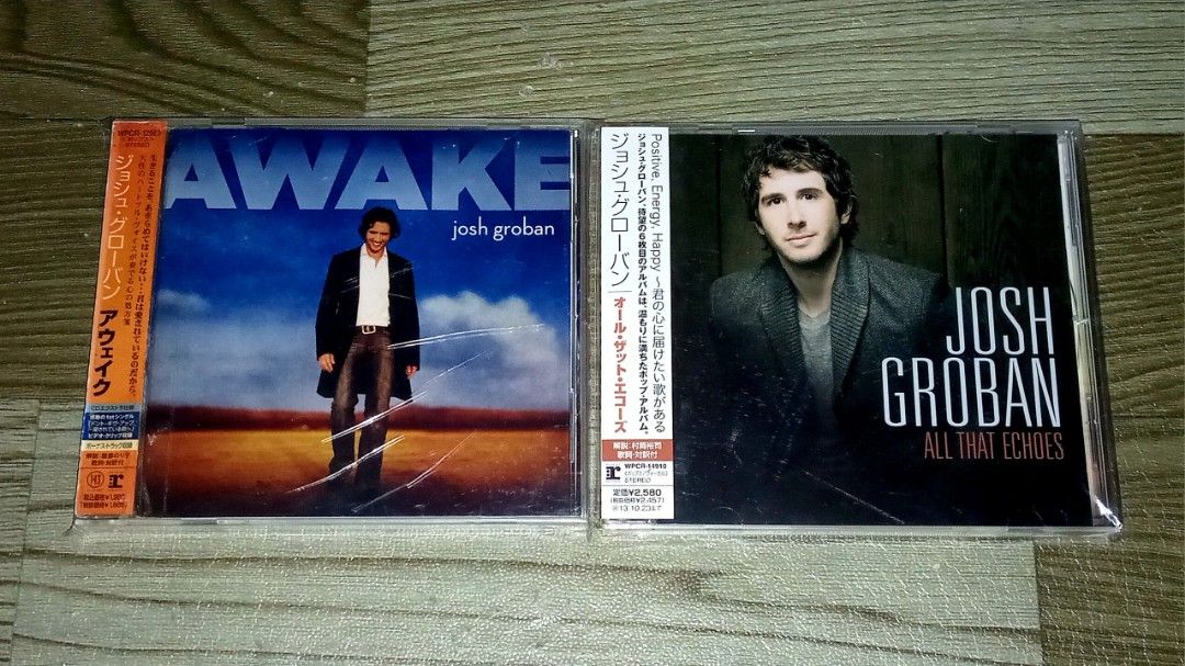 JOSH GROBAN CD JAPAN (Category: CDs & DVDs) located in Talavera. Submitted by thalifan46 (Listing ID 1464485457, Image 1). Description: JOSH GROBAN CD JAPAN 350 - AWAKE 600 - ALL THAT ECHOES NOTE : WAG NA LANG MAG MESSAGE KUNG HINDI NAMAN INTERESADO SA ITEM AT HANAP LANG AY KAKWENTUHAN.. WHAT YOU SEE IS WHAT YOU GET 100% ORIGINAL AUTHENTIC.. MOP : GCASH OR PALAWAN.. COURIER :LBC, JRS, J&T.. STRICTLY NO COD‼️.