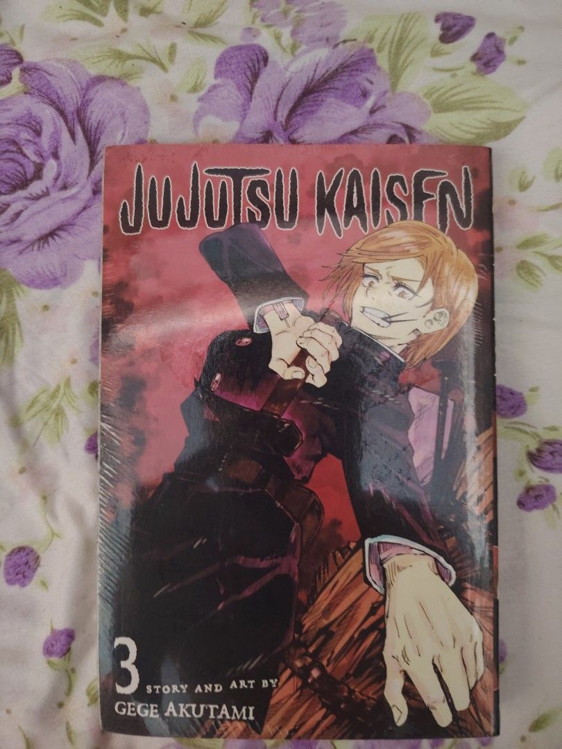 Jujutsu Kaisen vol. 3 sealed (Category: Comics & Manga) located in Iloilo. Submitted by bhogz23 (Listing ID 1464468969, Image 1). Description: Jujutsu Kaisen vol. 3 Official English Volumes: VIZ Author Akutami Gege Artist Akutami Gege Genres Action Adventure Horror Price : ₱450 Msg me for more photos.