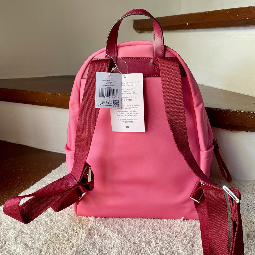 Katespade Chelsea Backpack (Category: Backpacks) located in Subic. Submitted by javsprelovedstuffs (Listing ID 1464390440, Image 3). Description: Bnew w/ tag Authentic 💯 % Medium size #michaelkors #katespade #coach #karllagerfeld #toryburch #chanel #ysl #louisvuitton #longchamp #balenciaga.