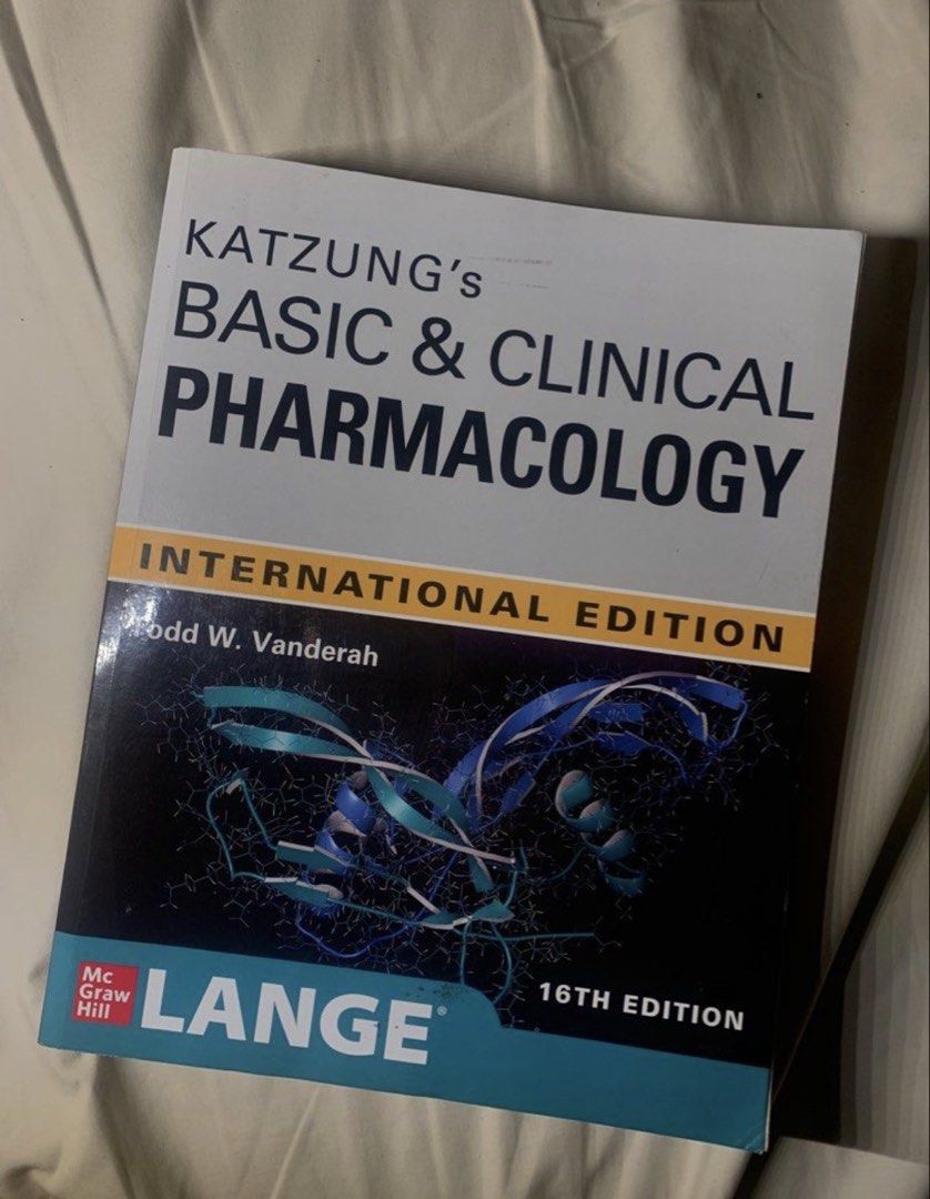 Katzung’d Basic & Clinical Pharmacology (Category: Textbooks) located in Las Pinas. Submitted by pinkgelato (Listing ID 1464461539, Image 1). Description: NO WRITINGS 16th Edition International Edition The mist comprehensive and authoritative Pharmacology Text-Updated with new content and USMLE-style questions.