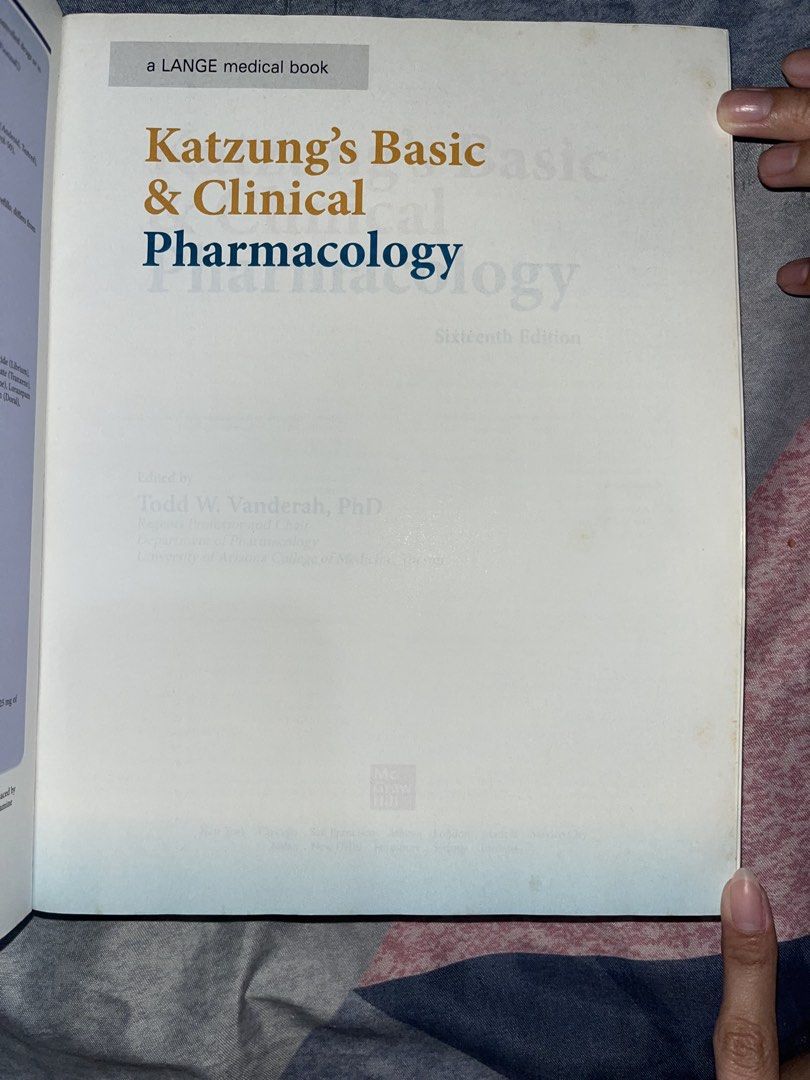 Katzung's Basic & Clinical Pharmacology 16th Edition International Edition (Category: Textbooks) located in Manila. Submitted by coolflower.bf97ff (Listing ID 1464368606, Image 2). Description: - Katzung's Basic & Clinical Pharmacology, 16th Edition (International Edition) .