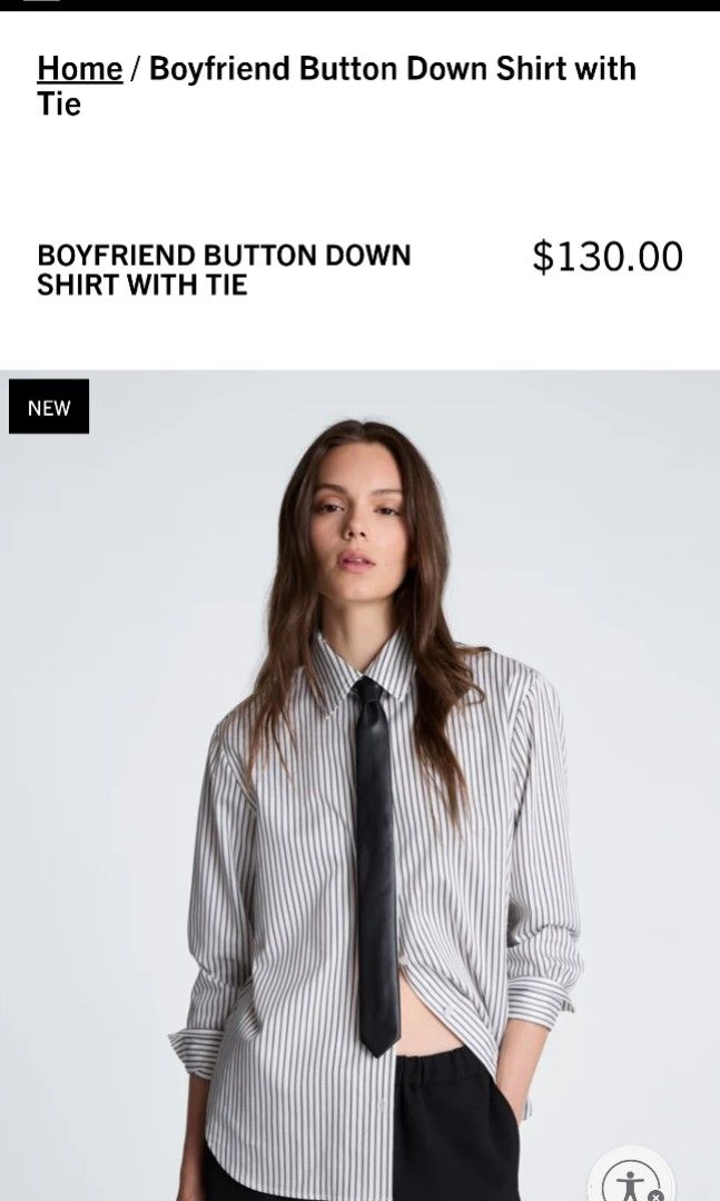 Kenneth Cole Boyfriend Button down shirt with tie (Category: Longsleeves) located in General Mariano Alvarez. Submitted by plussize_republic (Listing ID 1464497761, Image 2). Description: brand new with hang tag with leather neck tie new arrival shipping fee c/ o buyer.