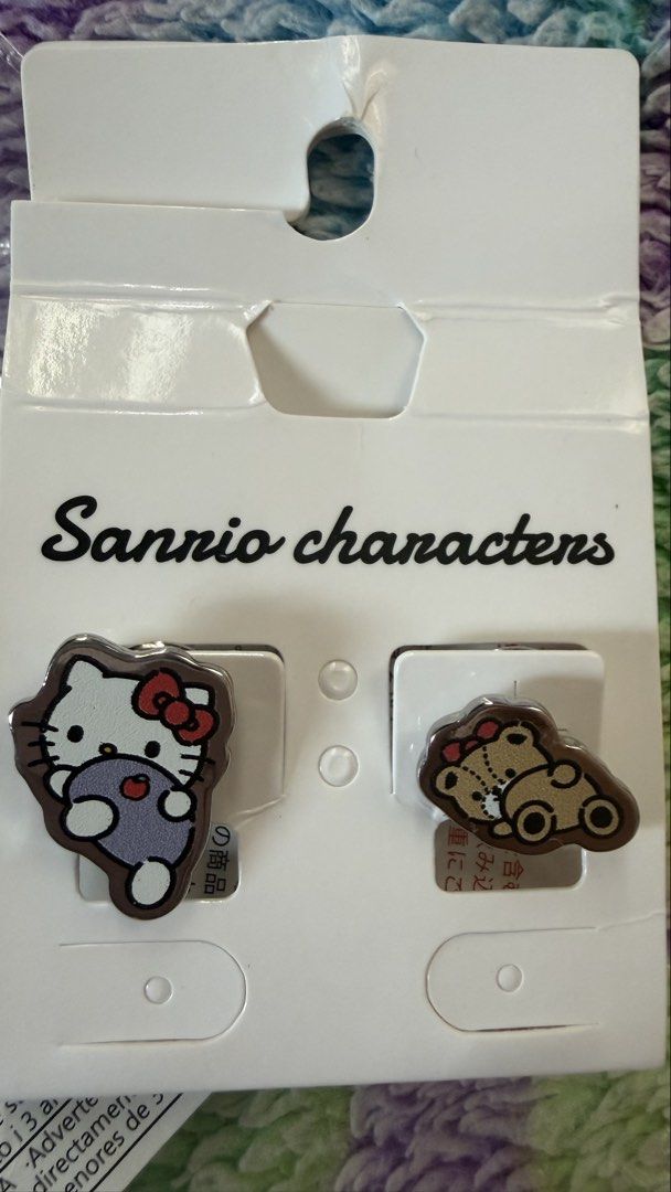 Kids earrings -authentic from japan (Category: Babies & Kids Fashion) located in Pasig City. Submitted by tuttobox (Listing ID 1464535603, Image 1). Description: Very unique earrings design of sanrio. Especially for kids bought feom Japan .