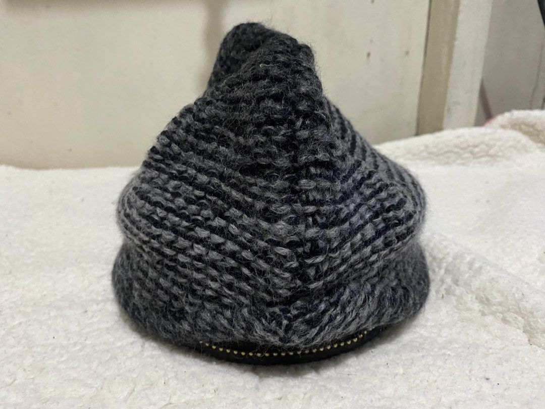 Knit Beanie Hat with Brim - Grey/Black (Category: Hats & Beanies) located in Manila. Submitted by resi.diaz (Listing ID 1464490591, Image 3). Description: - Cool knit beanie with a brim - Gradient grey and black color - Looks warm and cozy - Great for cooler weather - Simple and stylish design - Fits most adults - Good for casual wear.