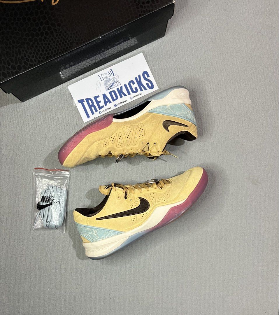 Kobe 8 siempre hermano (Category: Sneakers) located in Rizal. Submitted by treadkicks (Listing ID 1464363380, Image 1). Description: Sale/trade Kobe 8 siempre hermano Size 9 Used 3x 6,995 pesos Cainta, rizal @treadkicks on fb and ig.