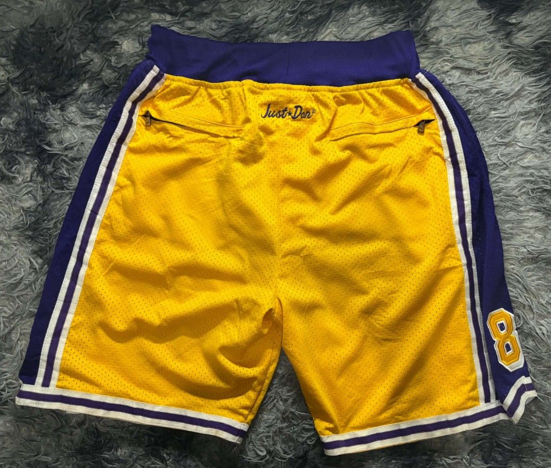 Kobe just don jersey short (Category: Shorts) located in Daraga. Submitted by koko1630 (Listing ID 1464465868, Image 2). Description: just don Lakers Kobe #8 #24 NBA Jersey short size 32-36 good as new.
