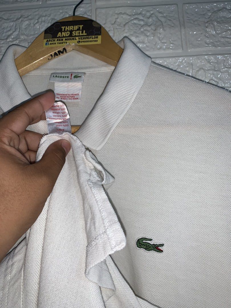 LACOSTE (Category: Tshirts & Polo Shirts ) located in Hinatuan. Submitted by zenfire-36e0 (Listing ID 1464498703, Image 3). Description: verygood condi.