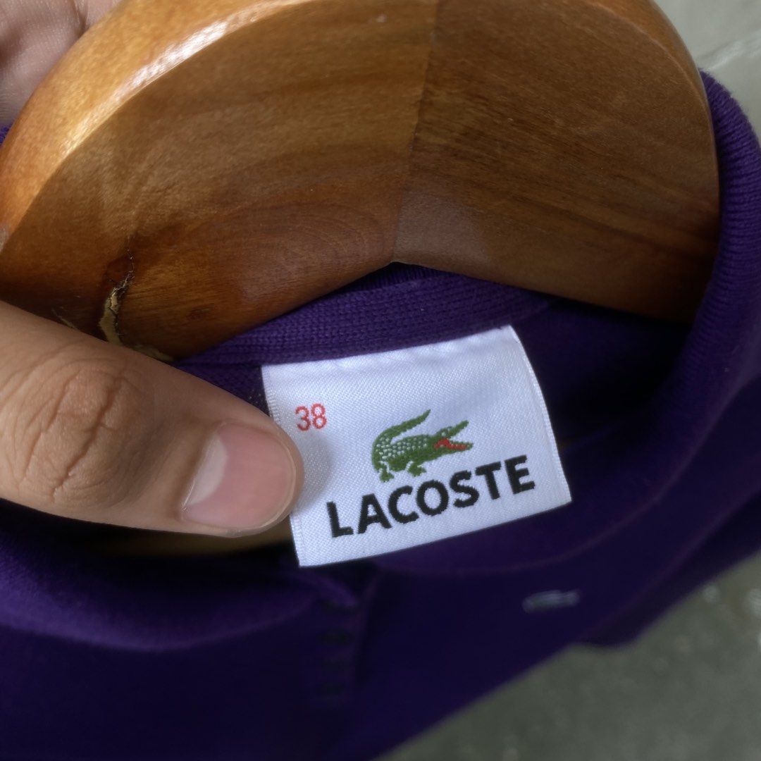 LACOSTE POLO LONGSLEEVE (Category: Longsleeves) located in Manila. Submitted by aym_fortunate (Listing ID 1464424451, Image 3). Description: FOR SALE‼️ • LACOSTE • DIMES. WIDTH : 18 LENGTH : 23.5 SIZE : 38 ON TAG COLOR RATE / CONDITION : 9/10 ISSUE : NONE PRICE : 📩 LOCATION : SAUYO, NOVALICHES QUEZON CITY COLOR MAY VERY DUE TO LIGHTING🫶 EXCELLENT CONDITION. DM FOR MORE DETAILS!.