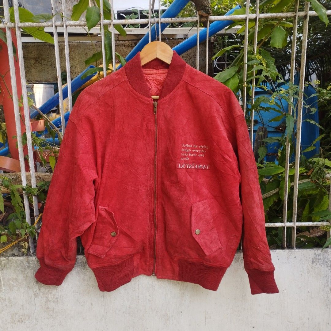 Lautréamont Suede Jacket (Category: Coats, Jackets and Outerwear) located in Iloilo. Submitted by singkomils.ilo5000 (Listing ID 1464447663, Image 1). Description: Lautréamont Suede Jacket Size Boxy L 22×26 Excellent condition Iloilo City ₱1000.