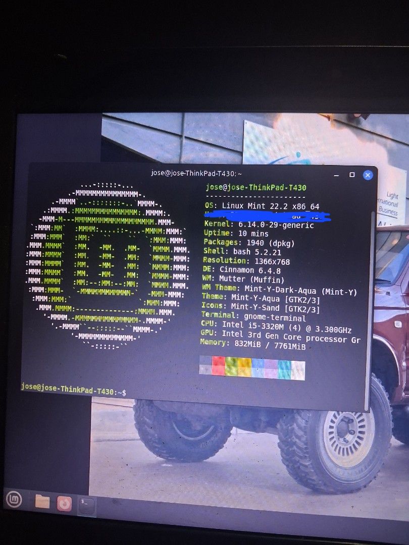 Lenovo ThinkPad T430 Laptop - Linux Mint (Category: Laptops & Notebooks) located in Bacoor. Submitted by pastforward.ph (Listing ID 1464483972, Image 2). Description: - Lenovo ThinkPad T430 Laptop - Operating System: Linux Mint 22.2 - Processor: Intel Core i5 3rd Generation - Memory: 8GB RAM - Ideal for: General use , programming, coding, learning linux Linux issues: missing side cover, battery needs to be plugged in as given for this old laptop 