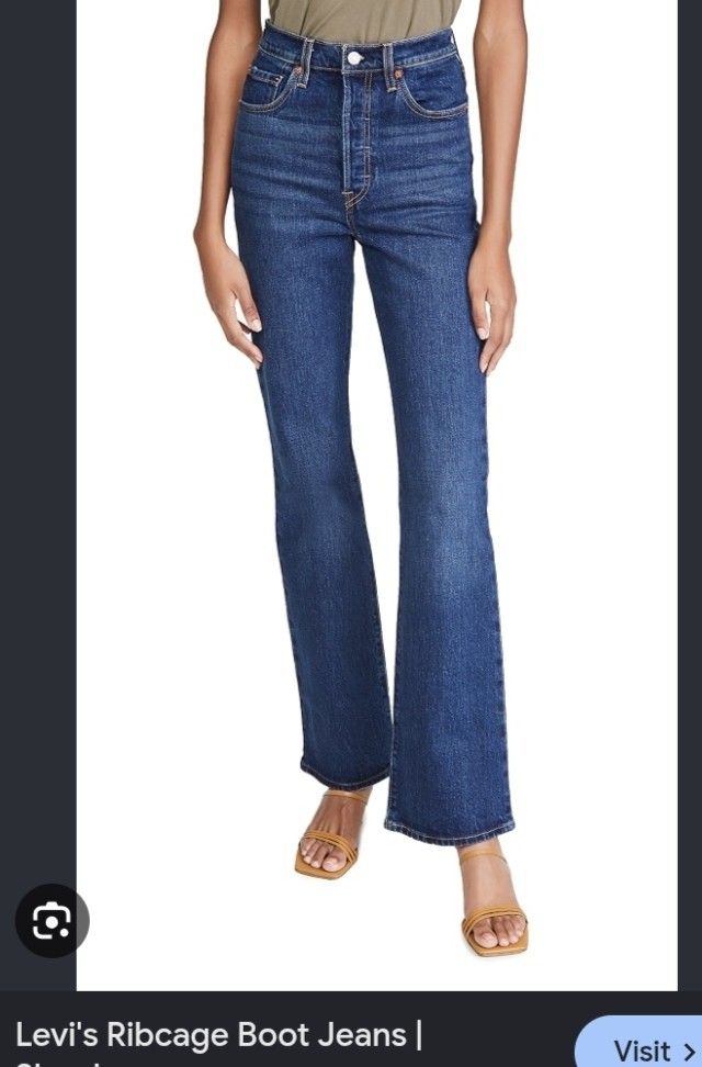 LEVI'S RIBCAGE BOOT JEANS FOR WOMEN (Category: Jeans) located in Calbayog City. Submitted by jen1027 (Listing ID 1464568224, Image 1). Description: LEVI'S RIBCAGE BOOT JEANS FOR WOMEN WATERLESS Size 29 L33 On Tag Best Fit 30-31 Stretch Actual Length 44 Hem 9.5 Made In Sri Lanka Excellent Condition Price:1350 Ship ⛔Payment First ⛔Mop-Gcash ⛔Location:Calbayog City ⛔pm.
