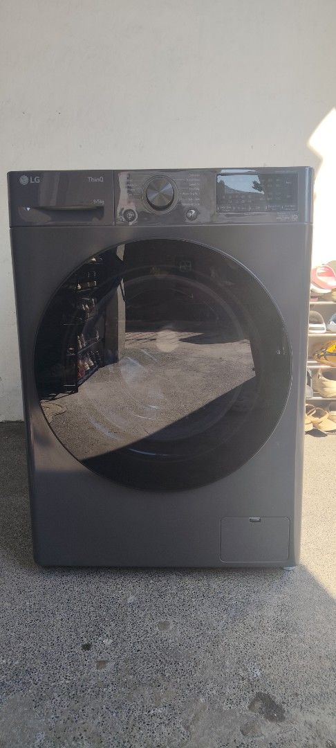 LG ThinQ 9.5kg Front Load Washing Machine (Category: Washing Machines and Dryers) located in Manila. Submitted by hansiekun (Listing ID 1464435170, Image 1). Description: LG FV1209D4M 9KG Washer / 5KG Dryer Combo – Inverter AI DD | Steam | ThinQ 💰 ₱29,500 NEGOTIABLE ✅ 9KG Washing Capacity ✅ 5KG Drying Capacity ✅ AI Direct Drive Inverter ✅ Steam / Allergy Care ✅ TurboWash 59 ✅ LG ThinQ / Wi-Fi ✅ 1200 RPM Spin ✅ Front Load Unit is working properly