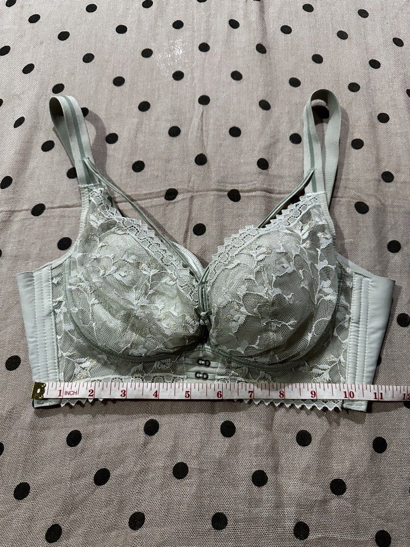 light green lace push up bra y2k (Category: Undergarments & Loungewear) located in Baliuag. Submitted by rubyjanethrifts (Listing ID 1464522556, Image 2). Description: .
