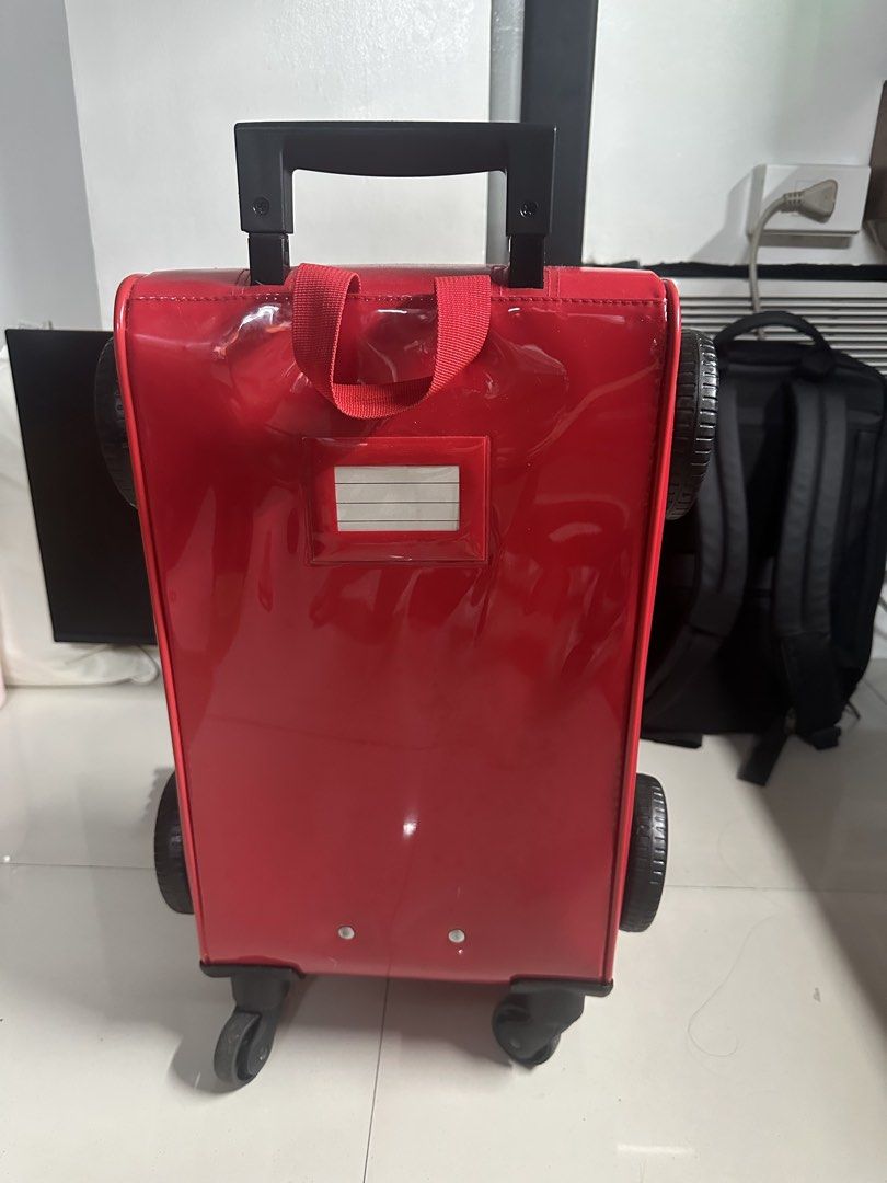 Lightning McQueen Rolling Luggage (Category: Luggage) located in Paranaque City. Submitted by elaine_aquino (Listing ID 1464364732, Image 3). Description: RFS: Won in a Raffle From Disney Store.